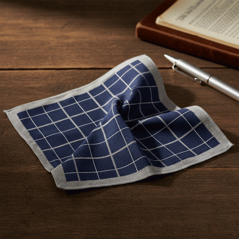 Чоловічий носовичок (ситець)5, 30×30 см – комплект 10 штук, міцні та багаторазові