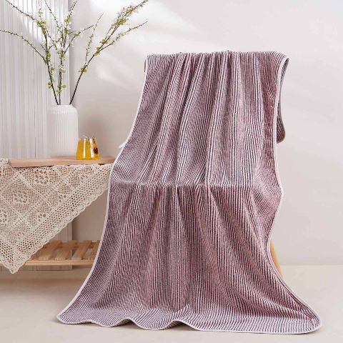 Рушник банний великий мікрофібра Зебра (рожевий) 160х80 см S – великий, легкий, швидковисихаючий