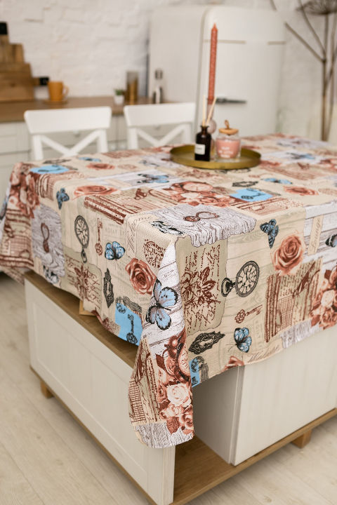 Скатертина 100% бавовна 220 Х 150 см 