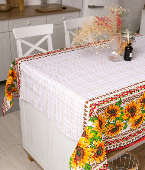 Скатертина 100% бавовна 180 Х 150 см 