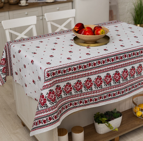 Скатертина 100% бавовна 220 Х 150 см 