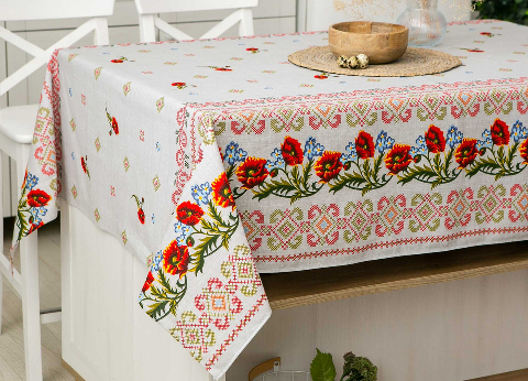 Скатертина 100% бавовна 150 Х 150 см 