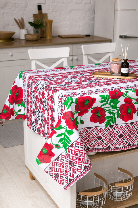 Скатертина 100% бавовна 180 Х 150 см 