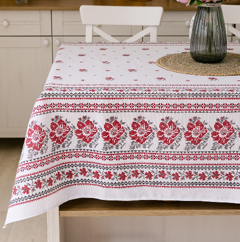 Скатертина 100% бавовна 220 Х 150 см 