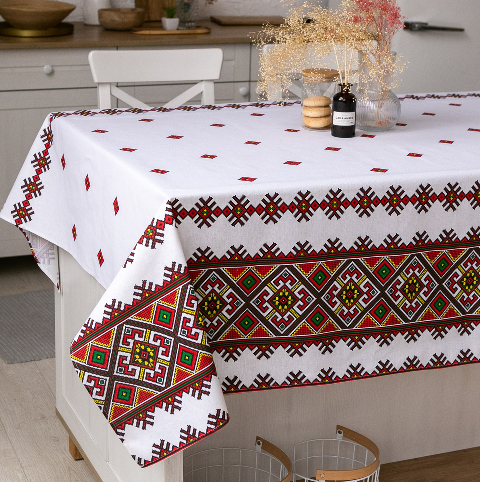 Скатертина 100% бавовна 220 Х 150 см 