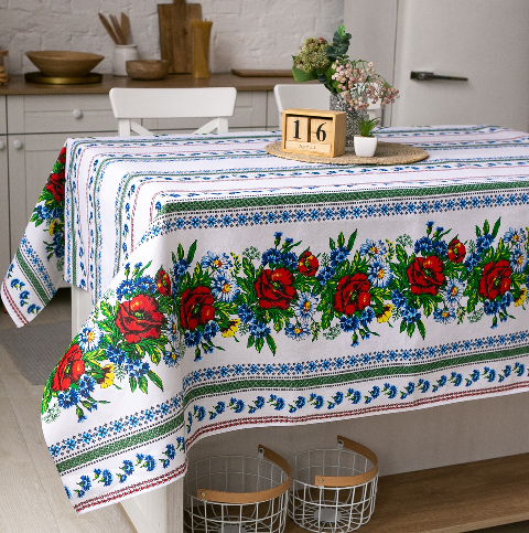 Скатертина 100% бавовна 180 Х 150 см 