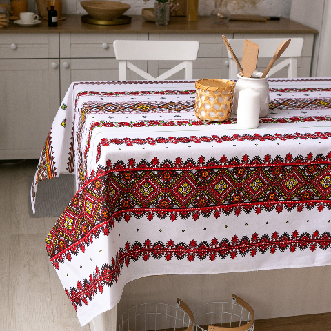 Скатертина 100% бавовна 220 Х 150 см 