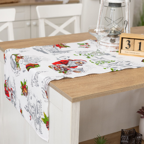 Новорічна скатертина-доріжка (ранер) 