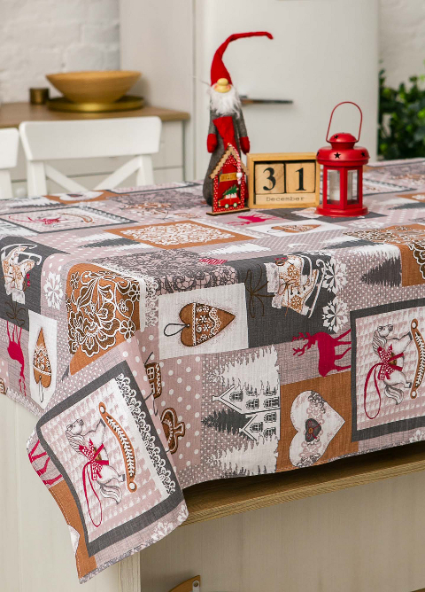 Новорічна скатертина 