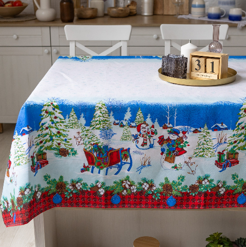 Новорічна скатертина 