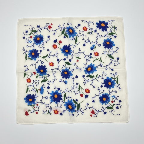 Жіночий носовичок з попліну (10 шт в упаковці) 40 × 40 см, Вид 4 – набір 10 штук, м’які та багаторазові