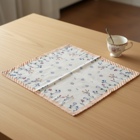 Жіночий носовичок з попліну (10 шт в упаковці) 40 × 40 см, Вид 5 – набір 10 штук, м’які та багаторазові