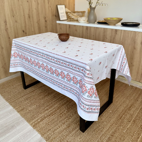 Скатертина бавовняна 220 х 150 см 