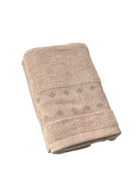 Рушник банний махровий Орнамент (сіро - бежевий) 140 х 70 см – м’якість і комфорт після кожного душу