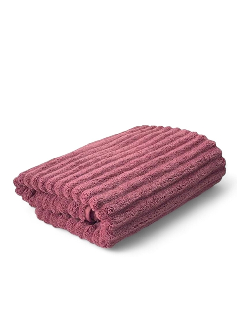 Рушник лицьовий мікрофібра Шарпей (рожевий) 100 х 50 см