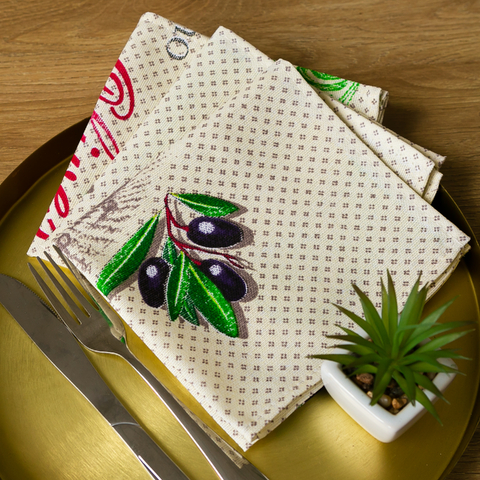 Серветки лляні 