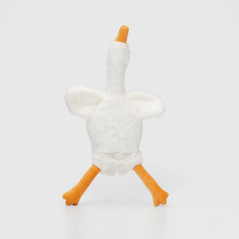 Дитяча іграшка-подушка Гусь-обіймусь (білий) 70 см – м’який друг для сну та обіймів