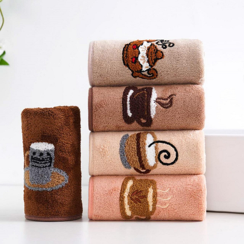 Набір кухонних рушників Американо (мікрофібра) 5шт. 35x75 см (229) - легкі та швидковисихаючі