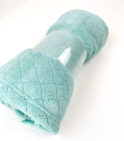 Рушник банний мікрофібра Райдуга (світло-бірюзовий) 140х70 см – компактний, вбирає вологу, швидко сохне