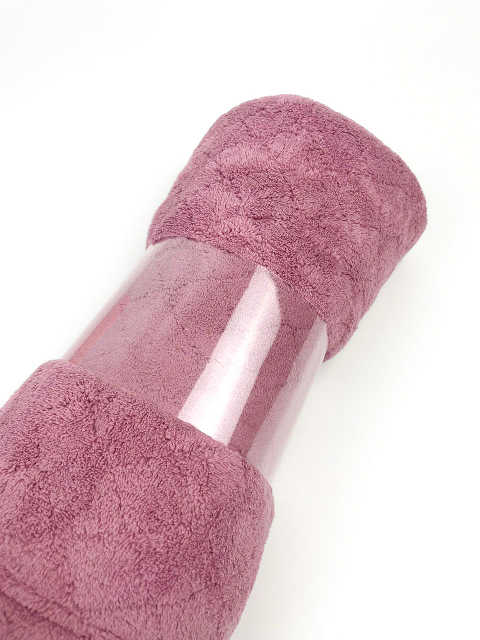 Рушник банний мікрофібра Райдуга (фіолетовий) 140х70 см – компактний, вбирає вологу, швидко сохне