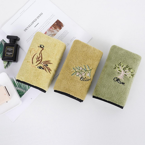 Набір кухонних рушників Оливка (мікрофібра) 3шт., 35x75 см - легкі та швидковисихаючі